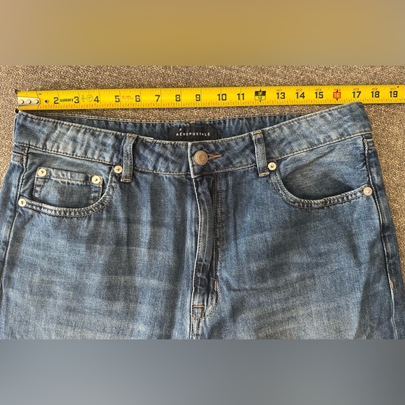 Aeropostale Women’s Jeans Size 12 High Rise Wide Leg Pre-owned - Picture 9 of 10